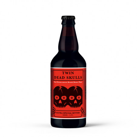 Bon Poison Twin Dead Skulls, bière blonde 50cl