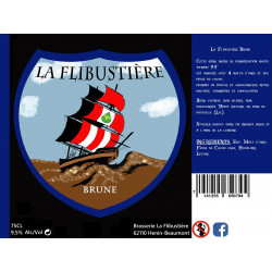 Flibustière Brune, bière stout 75cl