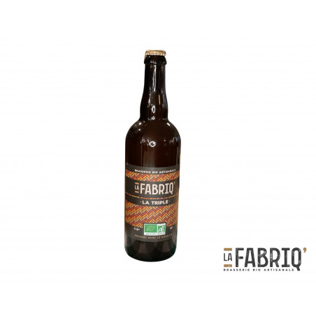 La Fabriq' Triple Bio, bière blonde 75cl