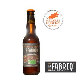 La Fabriq' Ambrée Bio, bière ambrée 33cl