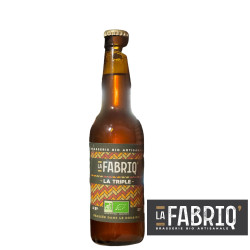 La Fabriq' Triple Bio, bière blonde 33cl