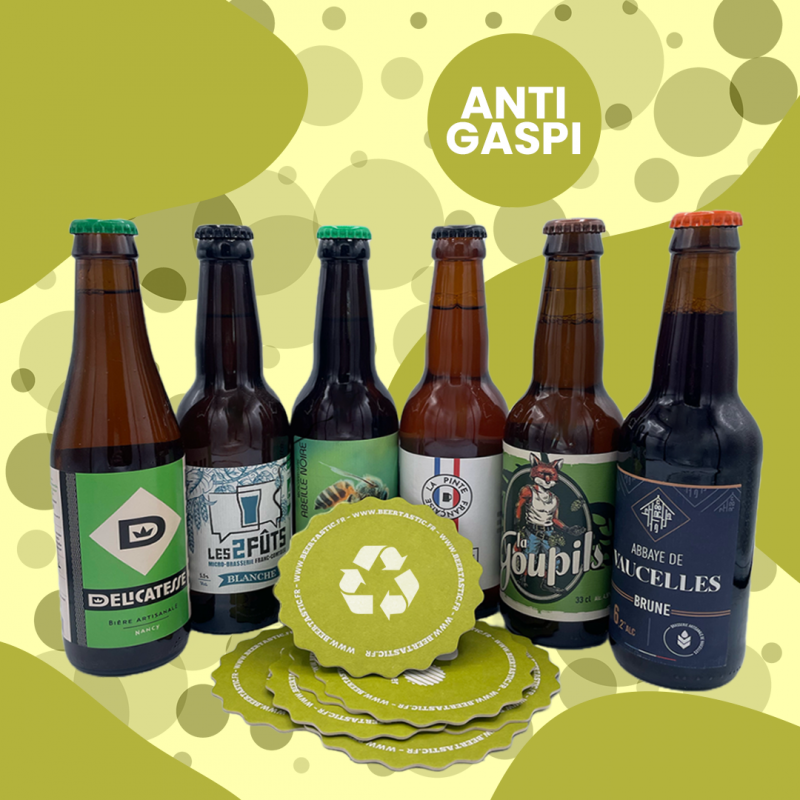 Box Anti-Gaspi, 6 bières artisanales de qualité