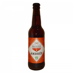 Brasserie du Palais ambrée, bière ambrée bio 33cl