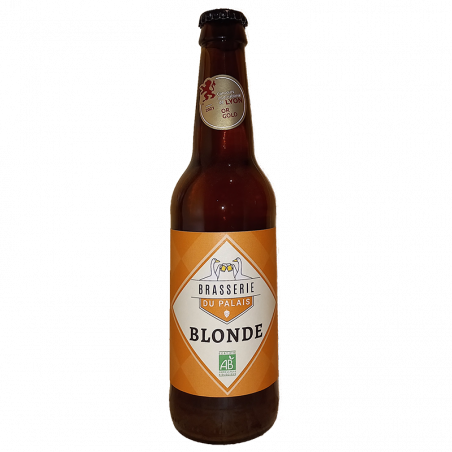 Brasserie du Palais Blonde, bière blonde bio 33cl