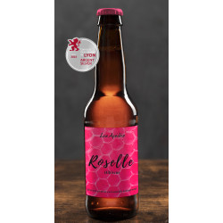 Les Apidés La Roselle, bière blanche au bissap 33cl