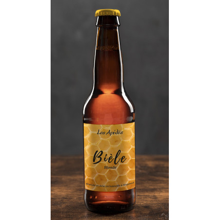 Les Apidés Bièle Blonde, bière blonde 33cl