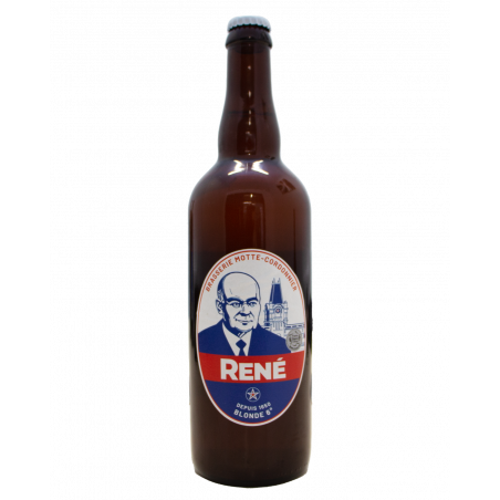 Motte Cordonnier René, bière blonde 75cl