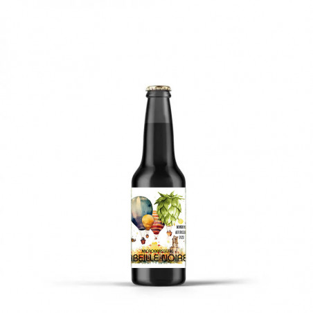 Abeille Noire Blonde Mondial Air Ballon 2023, bière blonde 75cl