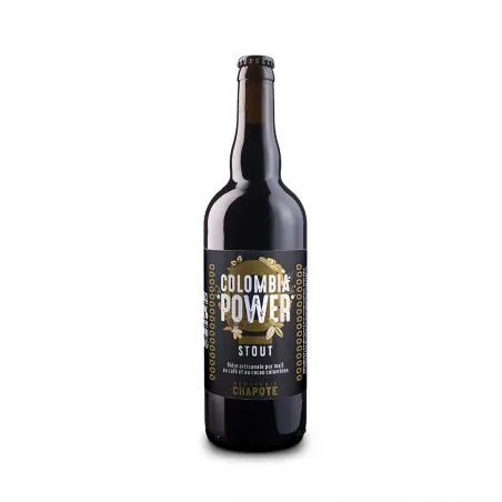 Chapote Colombia Power, bière brune stout 75cl