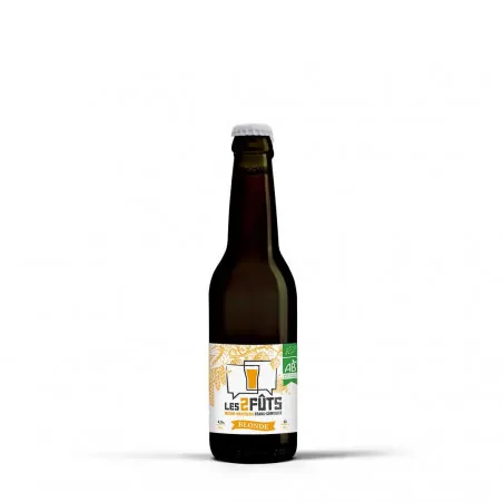 Les 2 Fûts Blonde, bière blonde bio 33cl