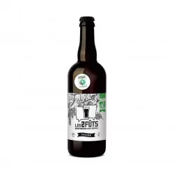 Les 2 Fûts Noire, bière brune bio 75cl