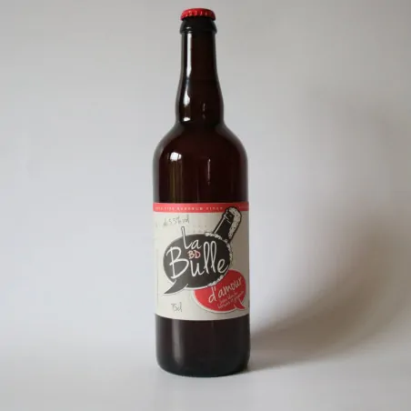 La BD Bulle d'amour, bière blanche hibiscus gingembre 75cl